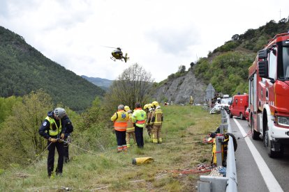 Rescat amb helicòpter a Pont del Bar