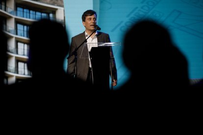 El president de l'Api ahir al local Unsquare