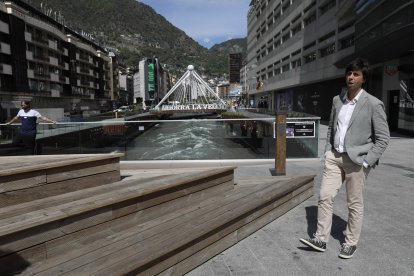El cònsol major d'Andorra la Vella, Sergi González, aquesta tarda