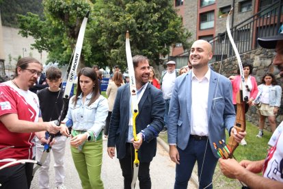 Mas, Fernàndez i Marot, ahir a l’Enfira’t.