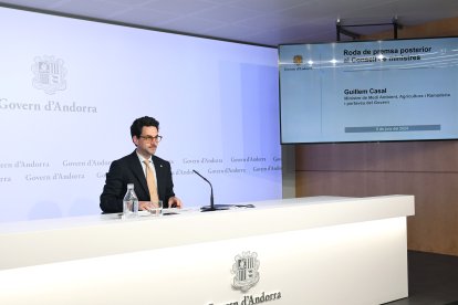 Guillem Casal, ahir.