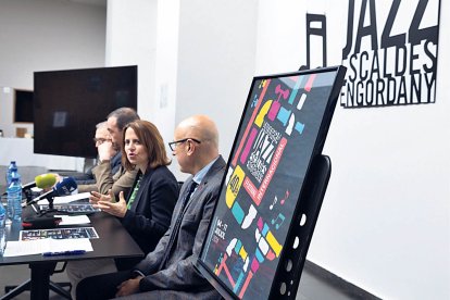 Roda de premsa de presentació del 40è Festival Internacional de Jazz.