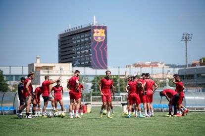 Entrenament de l’Inter.