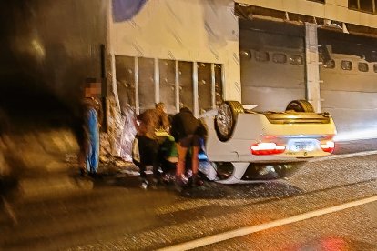 El cotxe bolcat dimecres a Encamp