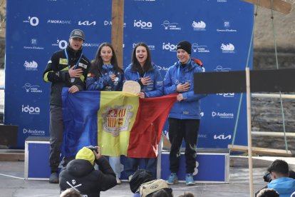 Els campions andorrans en la competició per equips del trofeu Borrufa