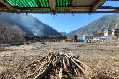 CANRODES inici obres futur aparcament