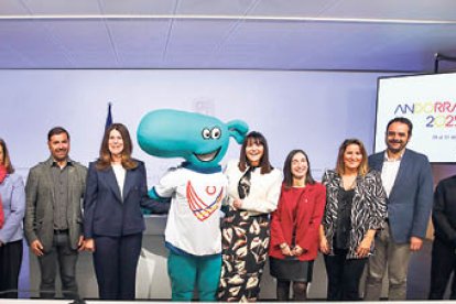 La presentació de la cita esportiva, ahir.