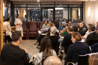 Els assistents a la xerrada informativa del projecte Balma