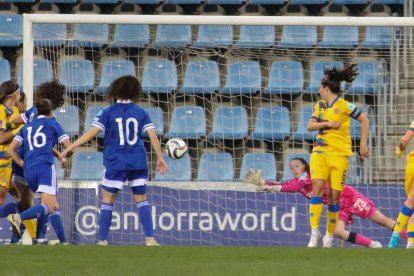 Moment del gol de Xipre.