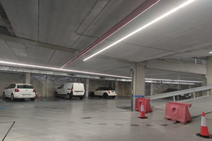 Places de pàrquing a l'aparcament del Falgueró