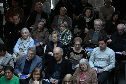 Assistents de Canillo a la presentació del llibre.