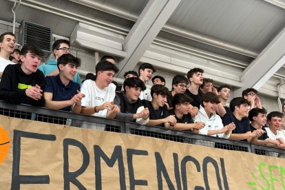 L'afició a la final d'Andorra.