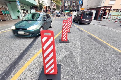 Treballs al carrer de la Unió.