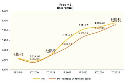 Gràfic preu de l'habitatge