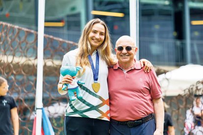 Vicky Jiménez va aconseguir un dels tres ors d’Andorra a l’última jornada de competició.