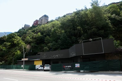 Cairat, Cortesao i Marsol, ahir en la roda de premsa de presentació de l’inici de les obres.
