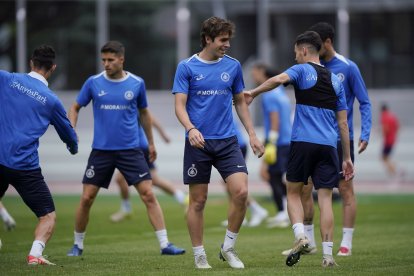 La plantilla tricolor es va exercitar al Comunal.