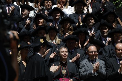 Serrano Pentinat a la històrica foto a la Casa de la Vall