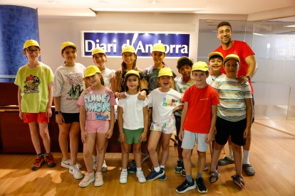 Nens al Diari d'Andorra.