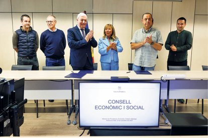 Gerard Cadena al Consell Econòmic i Social d’ahir.