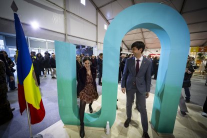 Els cònsols d’Andorra la Vella, a l’estand del comú.