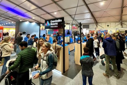 Estand de Grandvalira a la Fira.