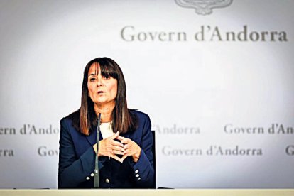 Mònica Bonell, en roda de premsa.