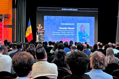 Marsol en el discurs d’inauguració de l’Andorra Business Market.