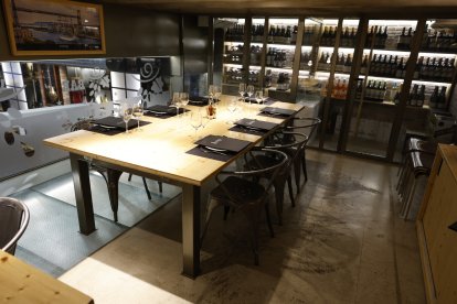 El Raïm té un reservat a l’altell per a àpats en grup.
Foto: Fernando Galindo.