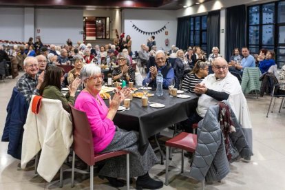 Celebració de Nadal de la gent gran de la Massana.
