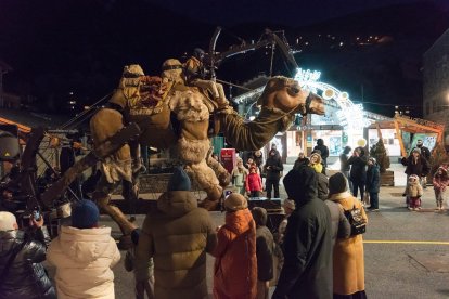 Un moment de la cavalcada de Canillo.