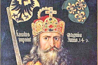 Carlemany, llegendari fundador d’Andorra.