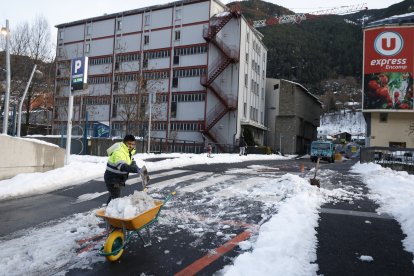 Les obres iniciades ahir a Encamp.