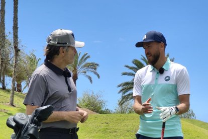 José Manuel Lara amb Chacho Rodríguez
