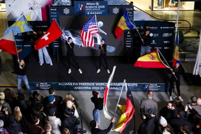 Cerimònia inaugural de la primera edició del Campionat del Món de ‘freeride’.