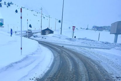 L'entrada al Pas de la Casa aquest matí