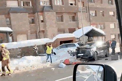 Un dels vehicles implicats en l'accident