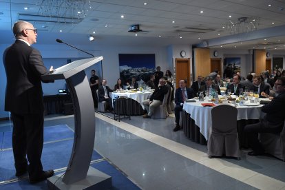 Col·loqui de l’Empresa Familiar Andorrana amb el ministre Lladós.