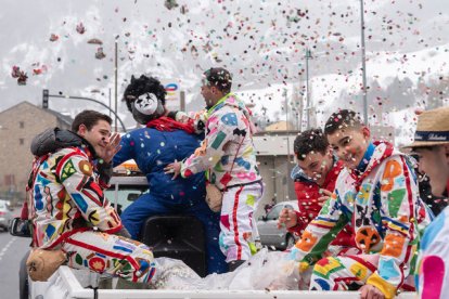 Un moment durant la celebració del Carnaval de Canillo