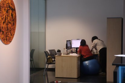 Una de les noves dependències del nou espai del departament de social d'Andorra la Vella