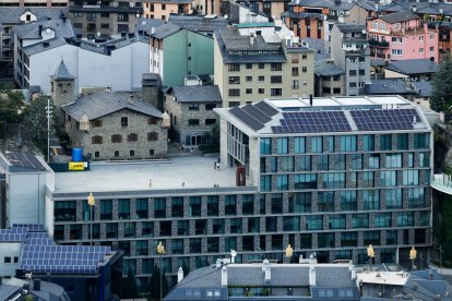Edificis a Andorra la Vella.