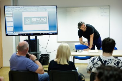 Una assemblea del sindicat.