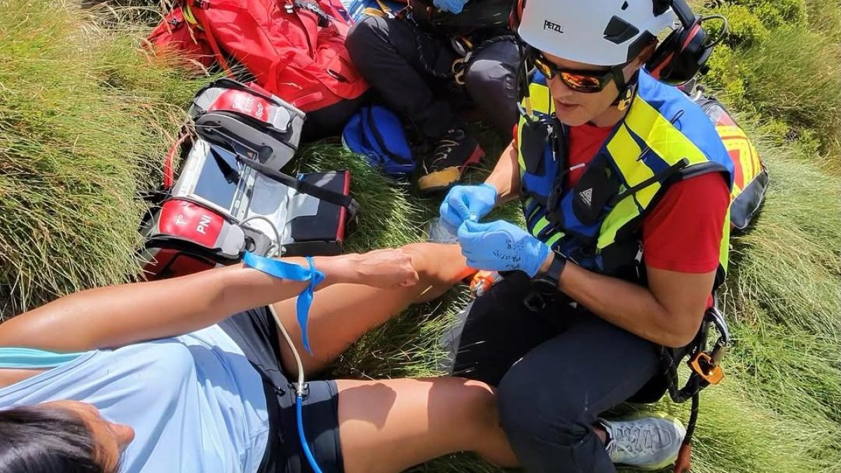 Rescatada una excursionista al Pic de la Font Blanca