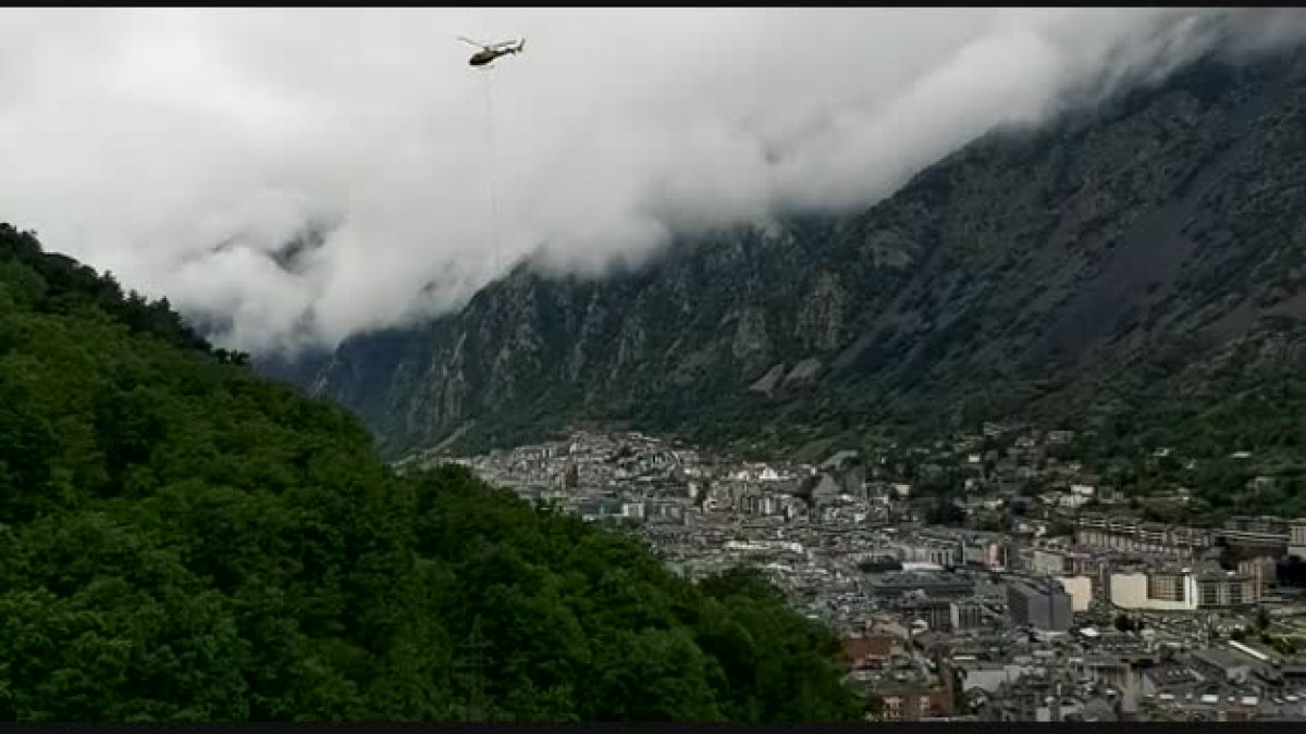 Represa de la retirada de les 32 torres de la línia aèria a l'Obac