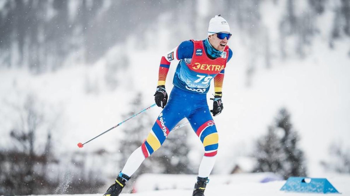 Irineu Esteve esquí de fons 01.01.2021 Val Mustair, Switzerland (SUI):