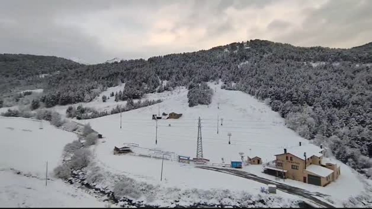 Neu a les Bordes d'Envalira