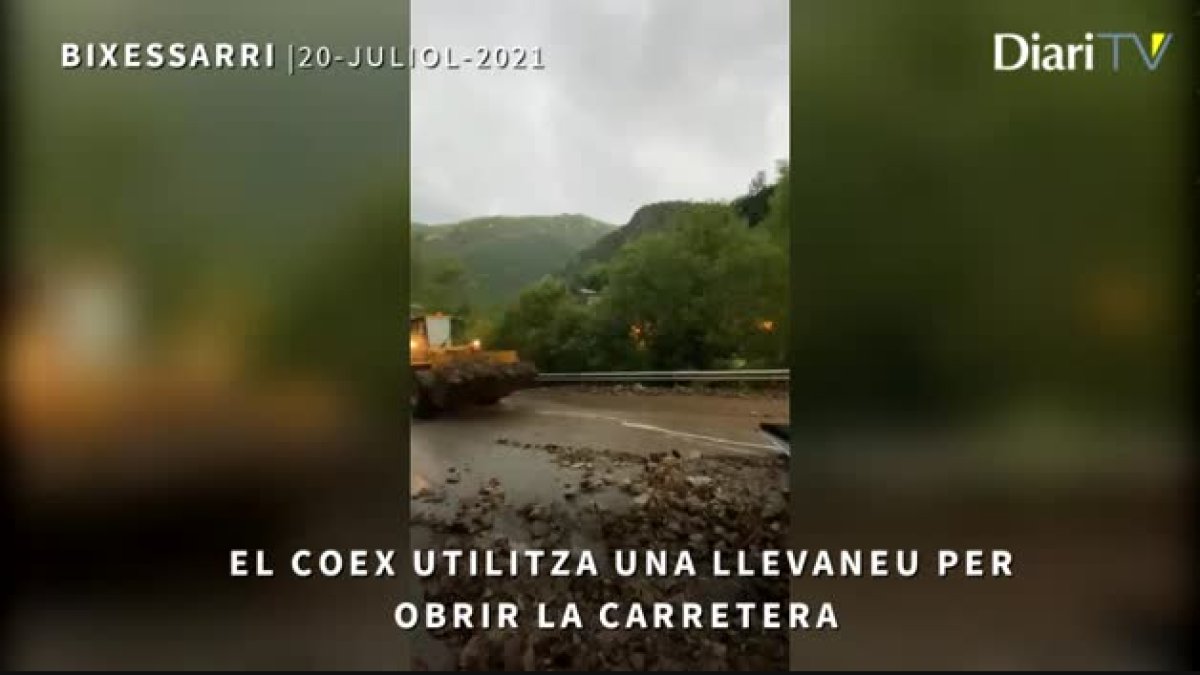 Llevaneus a Bixessarri el 20 de juliol per esllavissades de rocs