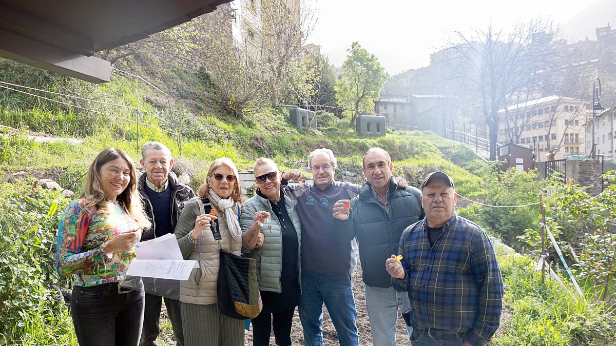 Lliurament de les claus dels horts d'en Sucarana