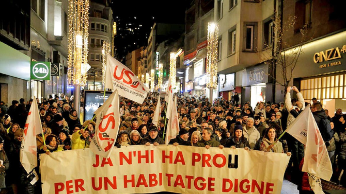 La manifestació del 8 de desembre.