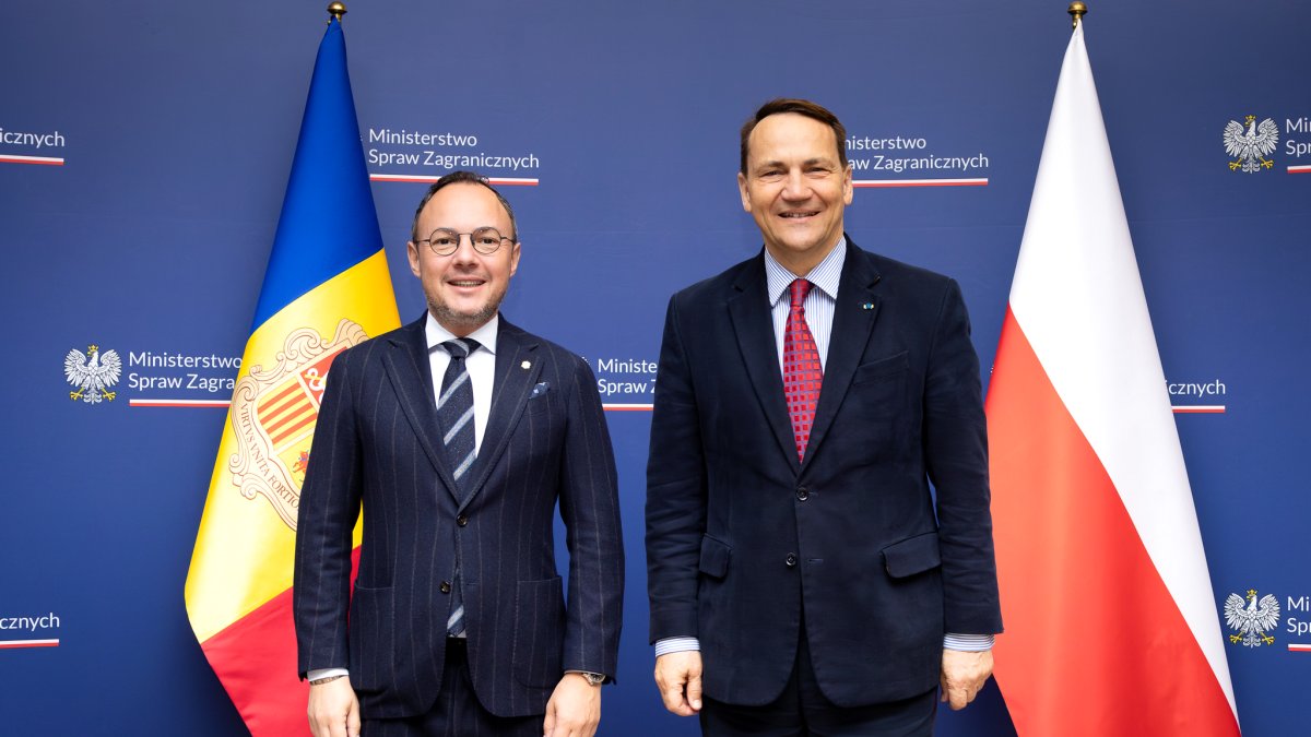 Espot i el ministre polonès.